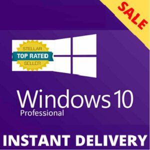 Microsoft Windows 10 Pro Professional 32'/64bit
